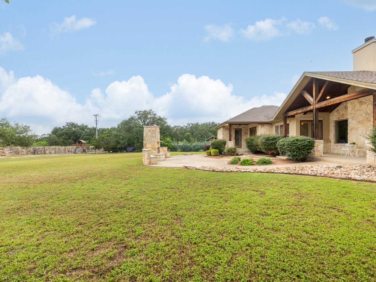 Private 1-Acre Retreat in Beltorre | Single-Story Gem w/ Dual Islands + Outdoor Fireplace