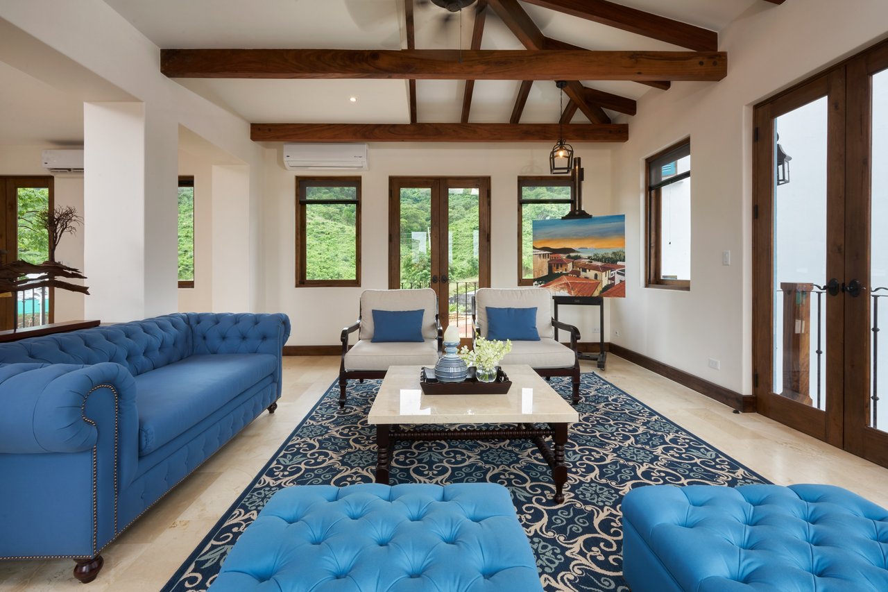 7 Calle La Ronda | Elegant 3-Story Ocean View Hillside Home in Las Catalinas