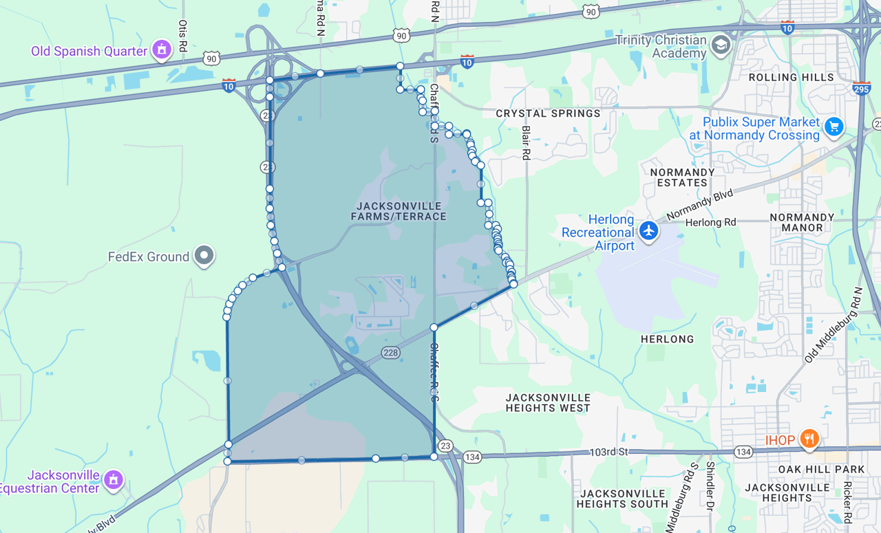 Jacksonville Farms and Terrace Homes For Sale