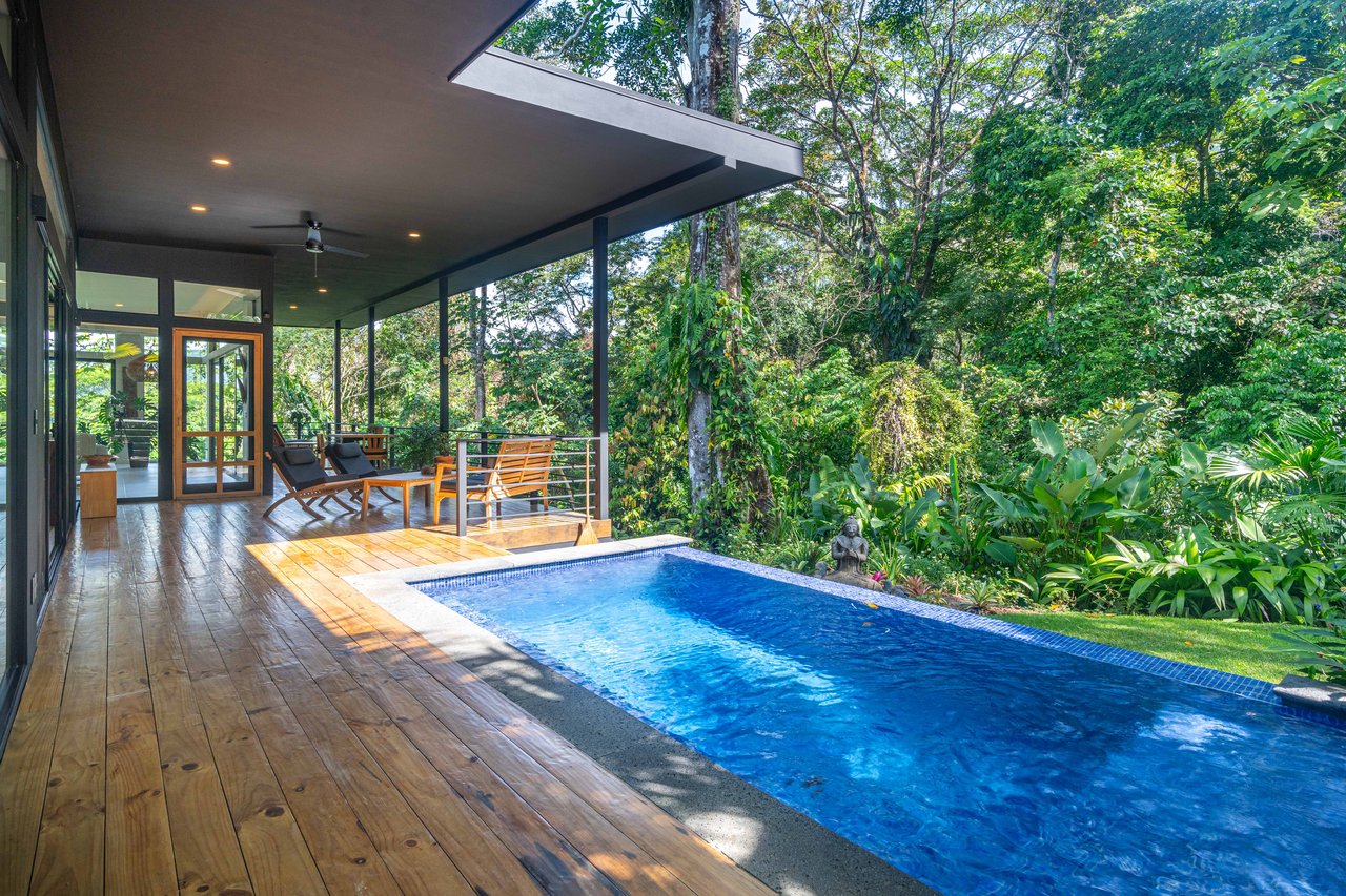 Escaleras Modern Elegance with Ocean Views and Jungle Tranquility, Dominical Costa Rica