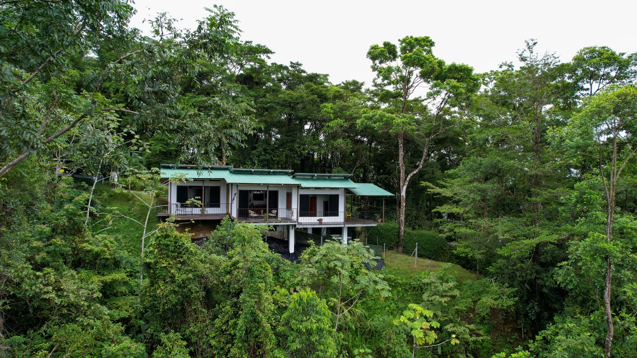 Jungle Canopy Retreat with Ocean, Cano Island & Mountain Views Near Dominical