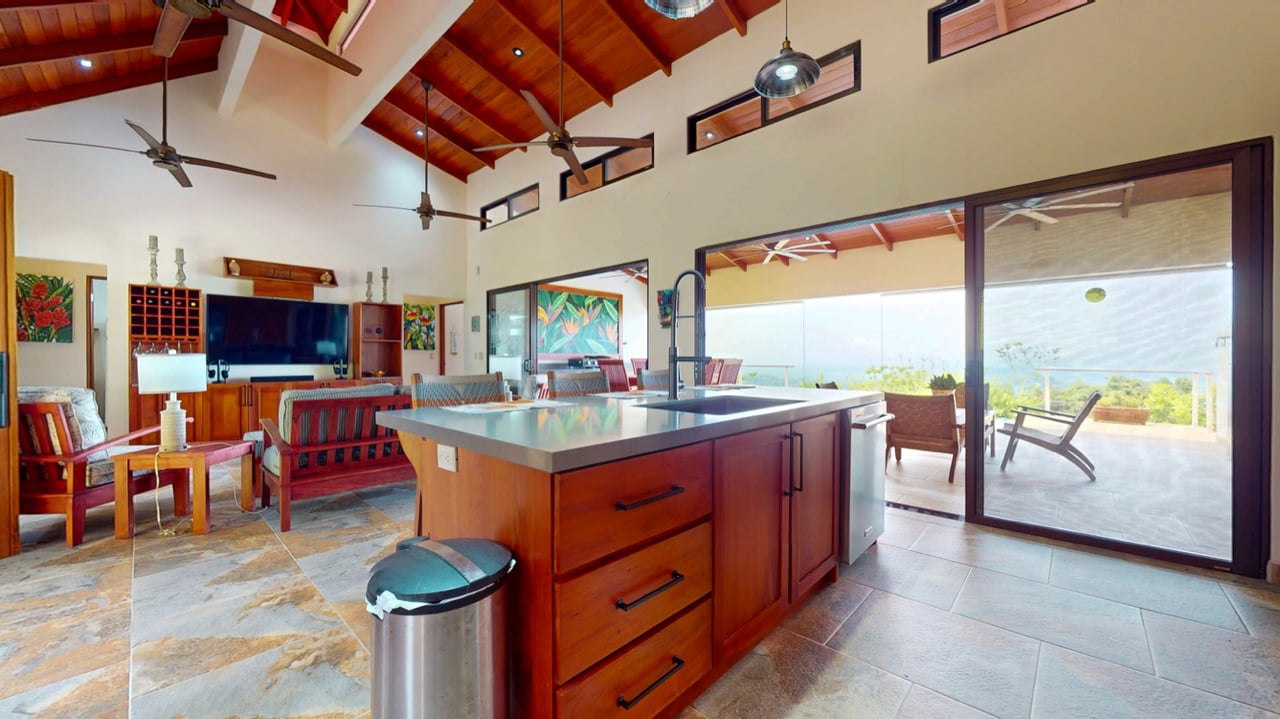 Idyllic Home and Property With Captivating Sunset Skies