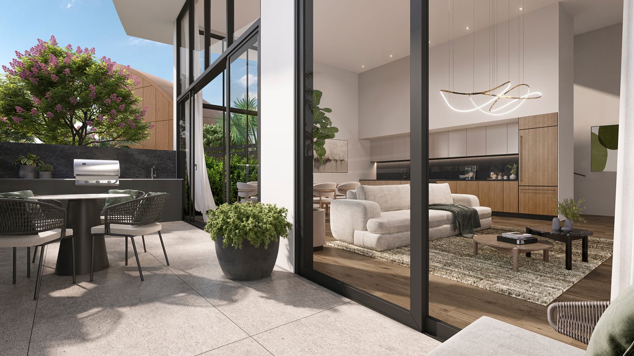 Nexo Residences townhome interior 