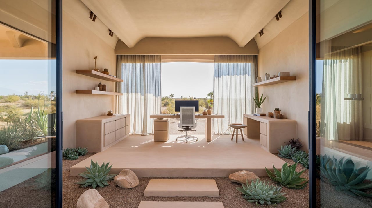 Home Office Design Ideas for Palm Desert Homes