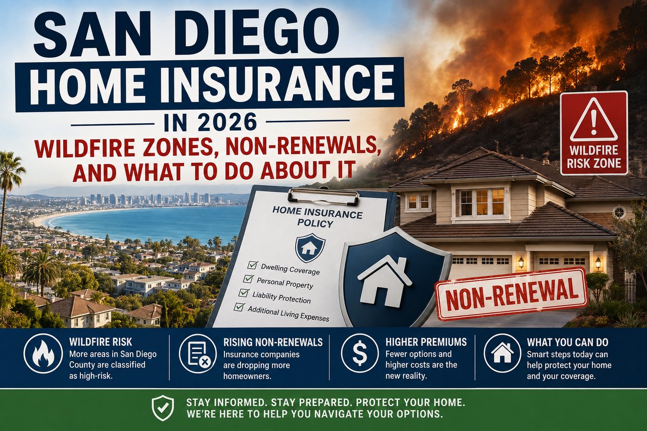 San Diego Home Insurance in 2026: Wildfire Zones, Non-Renewals, and What to Do About It