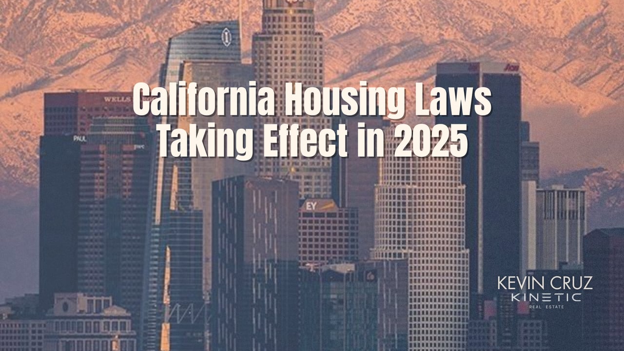 California Housing Laws Taking Effect in 2025