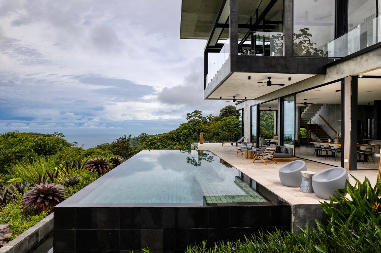 Architectural Masterpiece with Panoramic Whale Tail & Year-Round Sunset Views