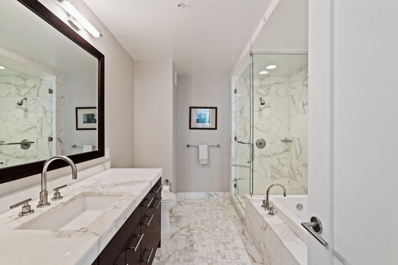 1 of 2 Primary Baths Separate Shower & Soaking Tub