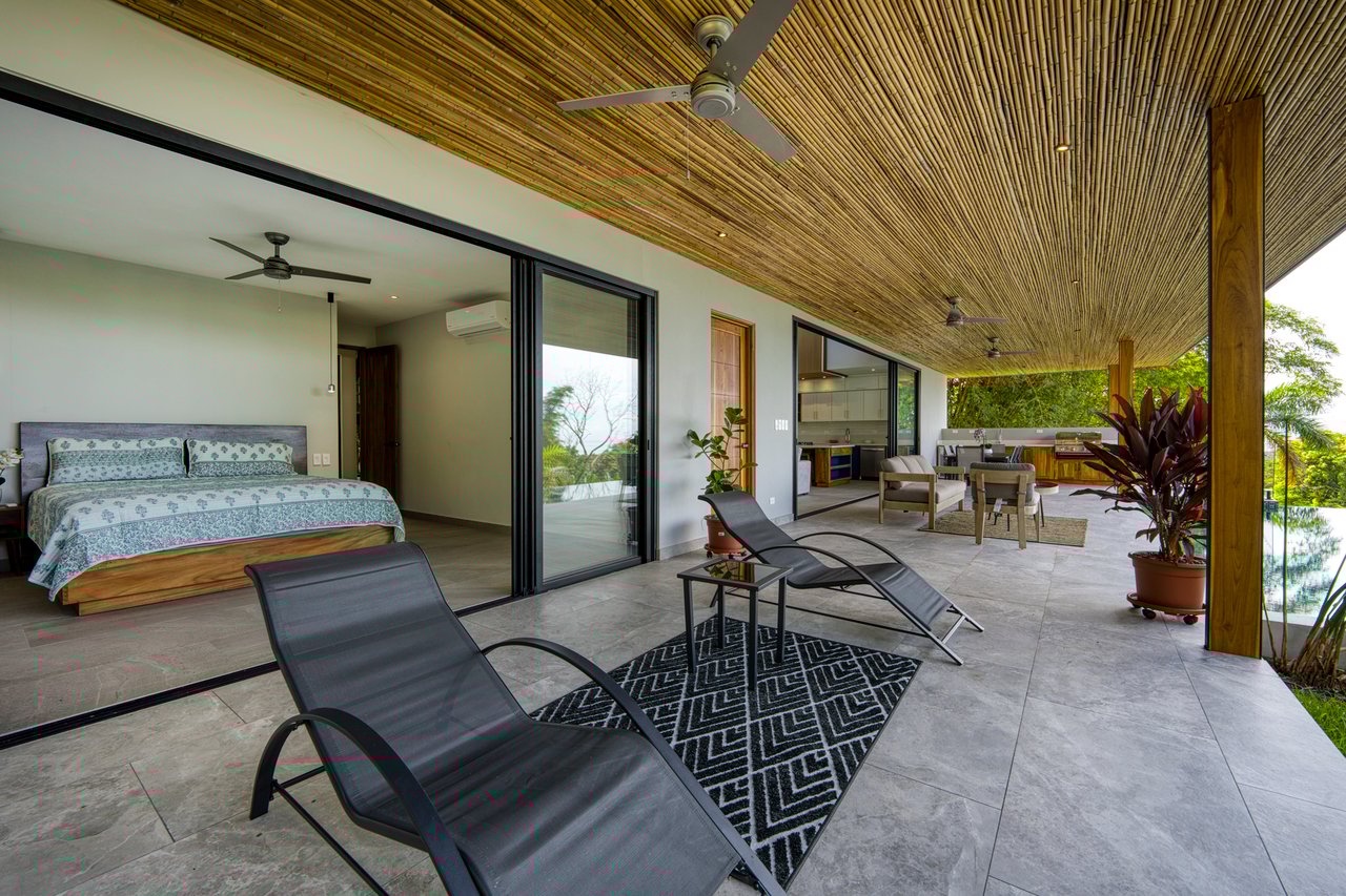 Ocean & Sunset View New Construction Home in Uvita