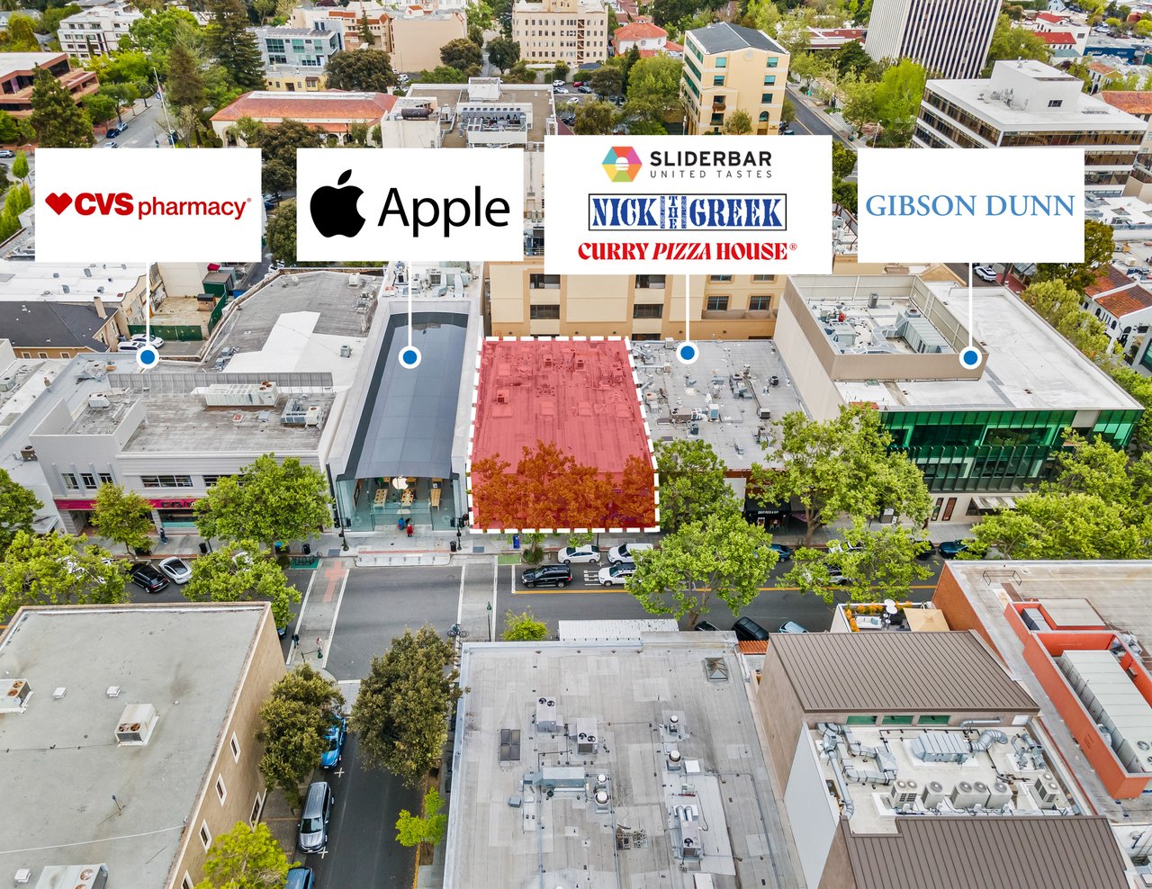 Irreplaceable Trophy Asset For Sale in Downtown Palo Alto
