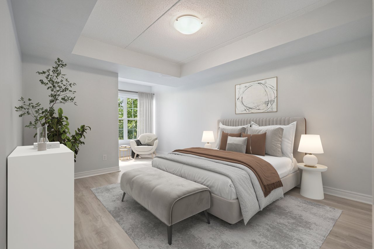 Upgraded 1 Bed+ Den Suite Overlooking Ravine