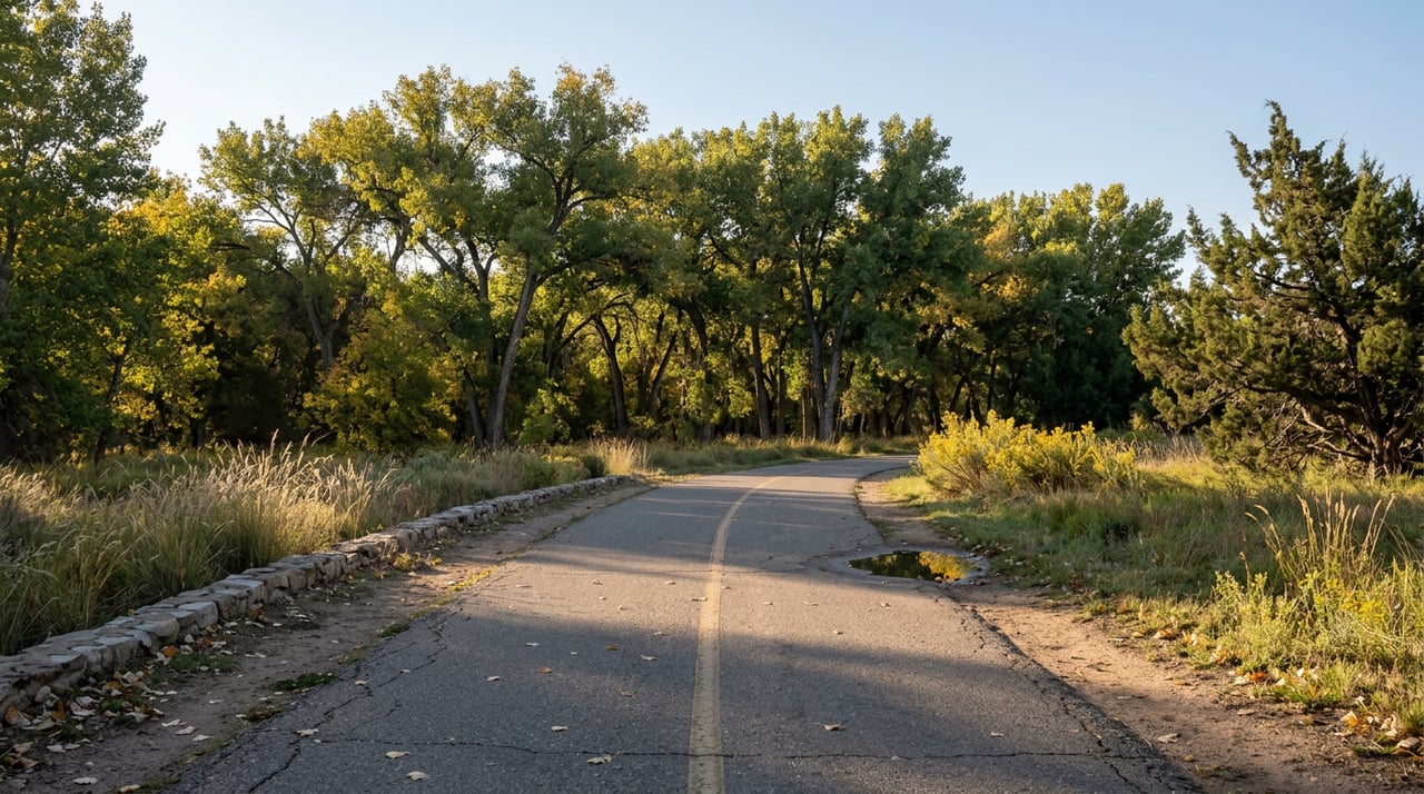 The Real Town Square in Northwest Santa Fe Sits on West Alameda, Not the Plaza