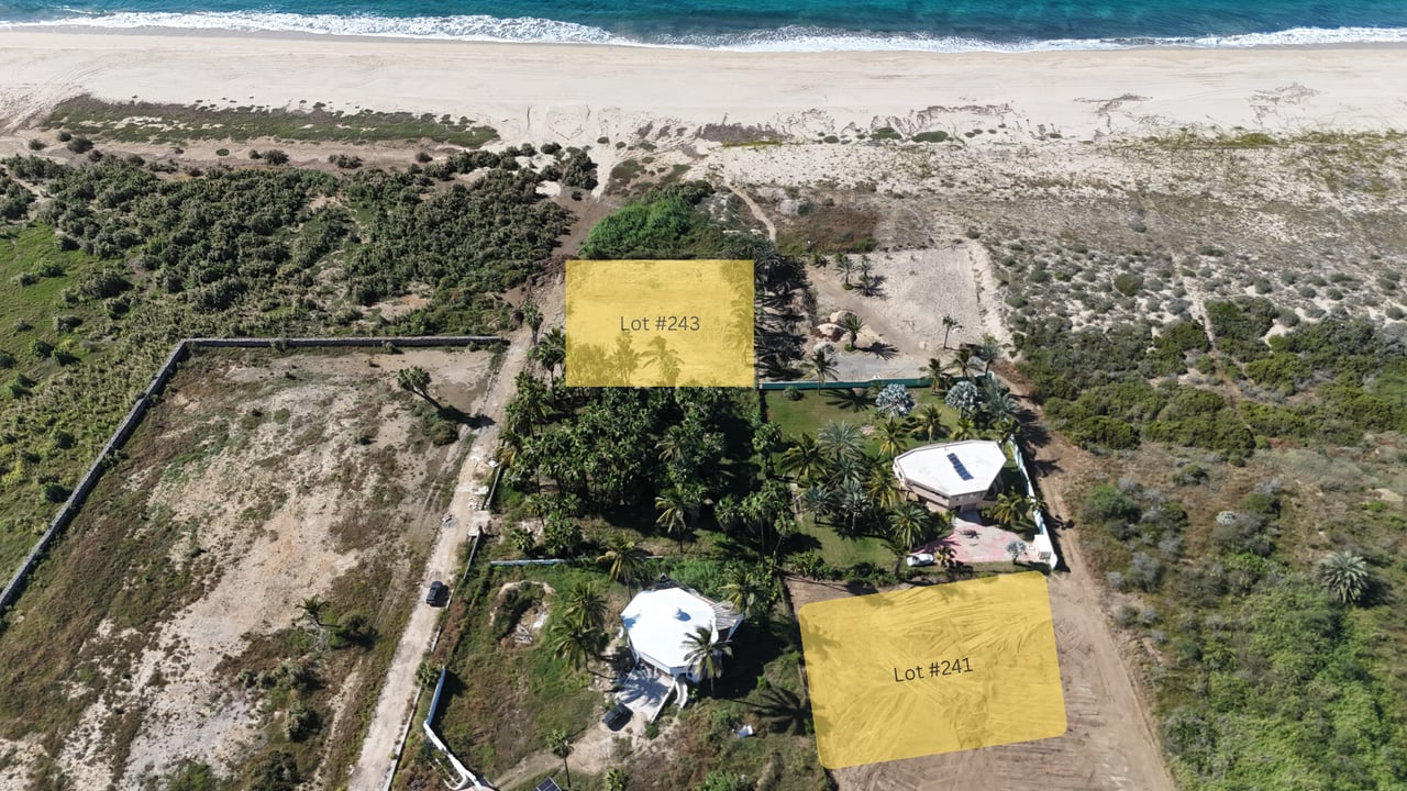 Elias Calles Beachfront Lot #234