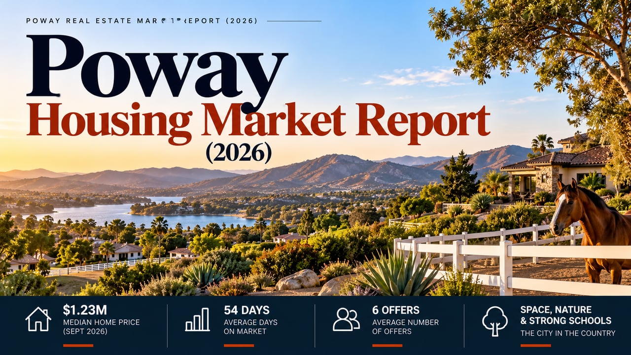 Poway Housing Market Report (2026): Prices, Projects, and Rural Character