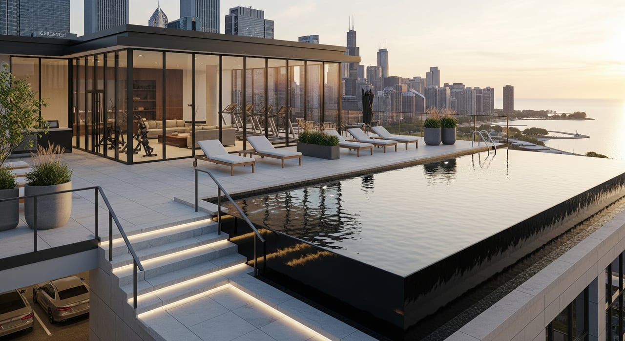 Streeterville High-Rise Amenities, From Pools To Valet