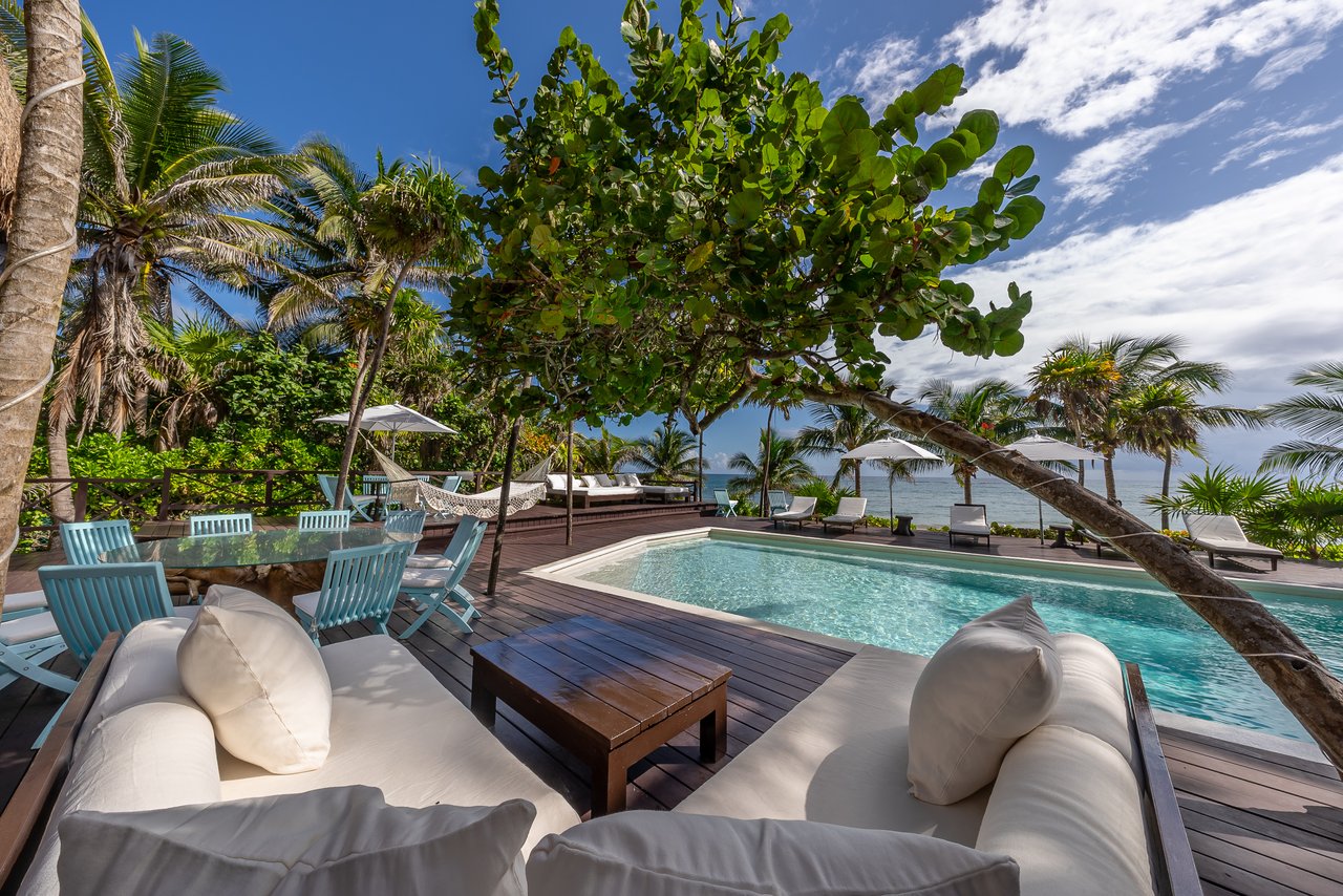 Casa Chic Tulum | Rare Beachfront Estate in Hotel Zone