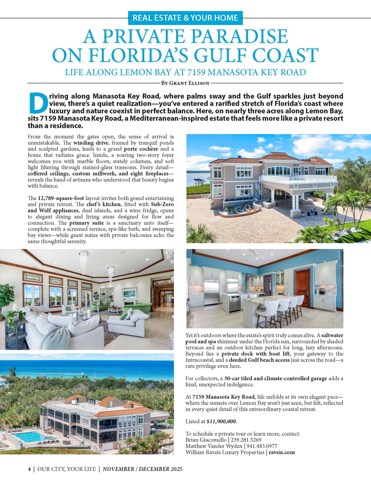 Manasota Key in New York Lifestyles Magazine