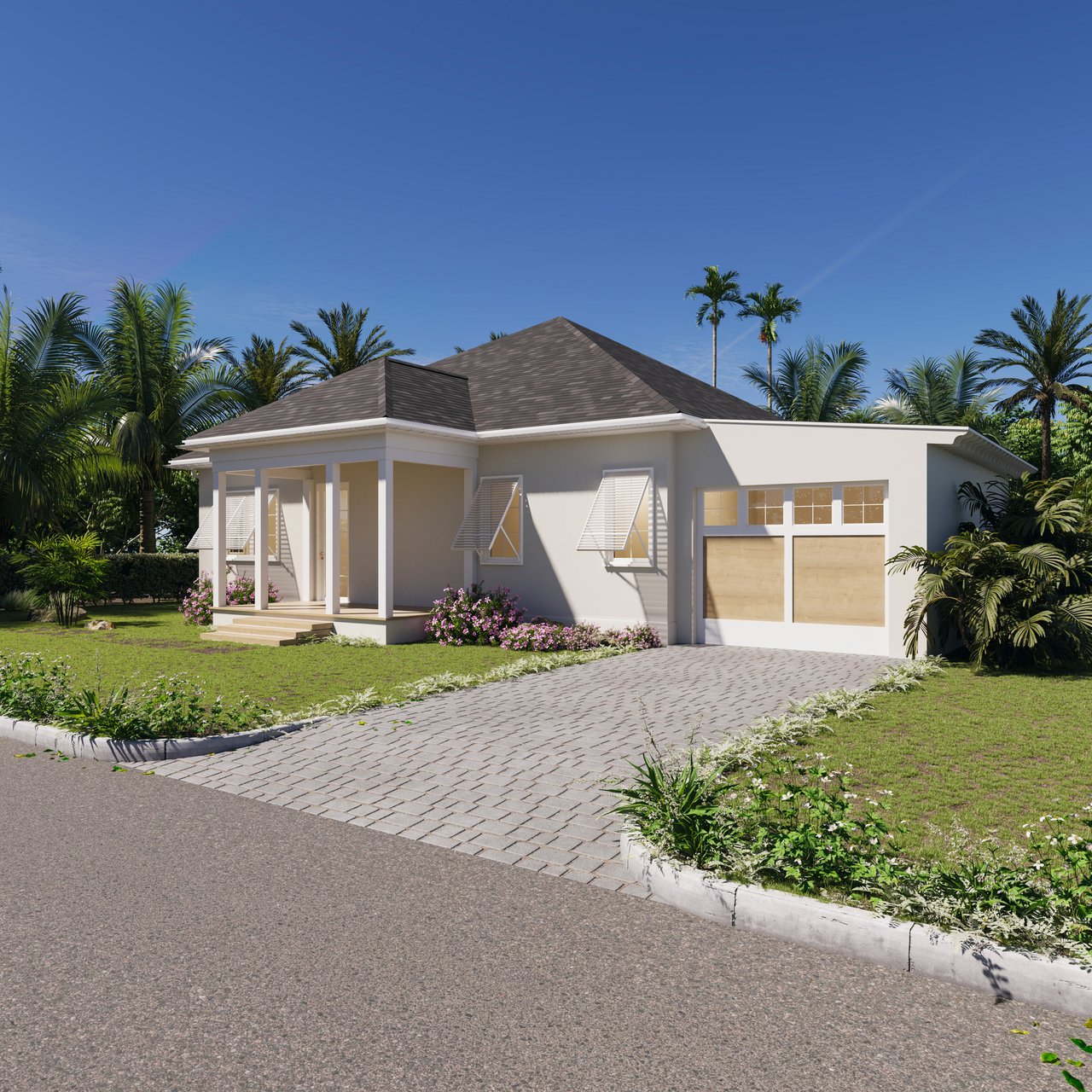 3 bedroom, 2 bath, single story