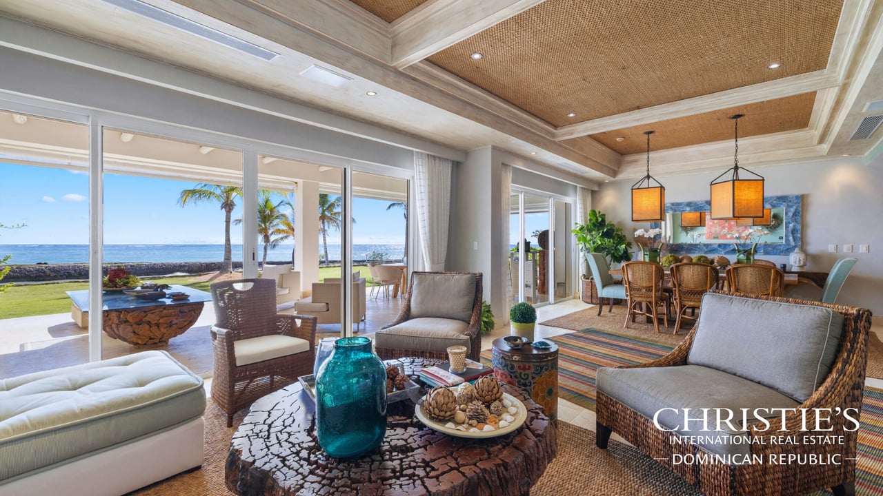 Cap Cana Oceanfront Luxury Condo with Direct Beach Access