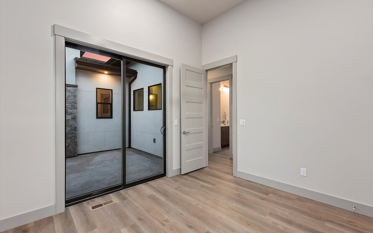 Contemporary Craftsman with Front Entry Courtyard