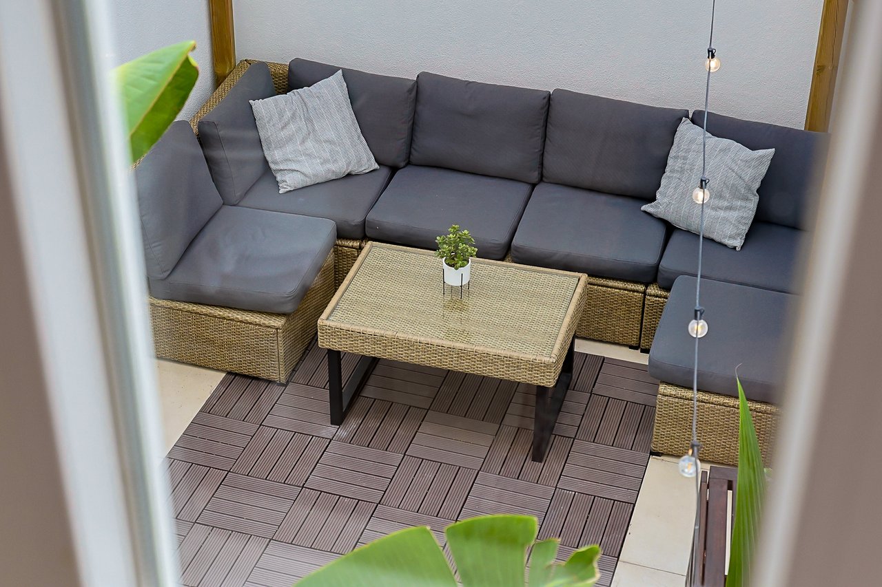 Trendy 1-Bedroom Duplex with Private Terrace in Lisbon’s Historic Heart