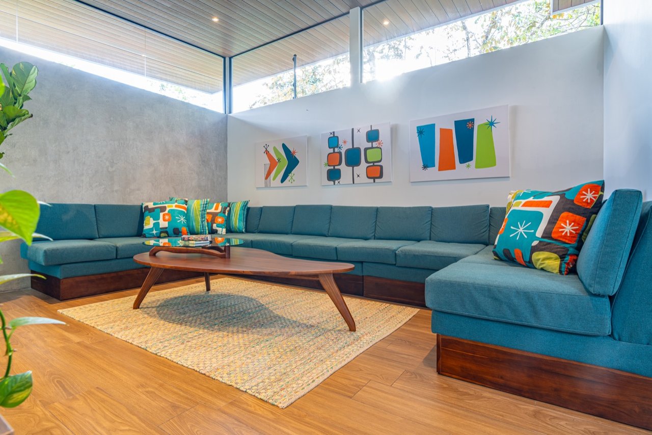 Stunning 3-Bedroom, 2.5-Bathroom Tropical Mid-Century Modern Home – Steps from the Beach