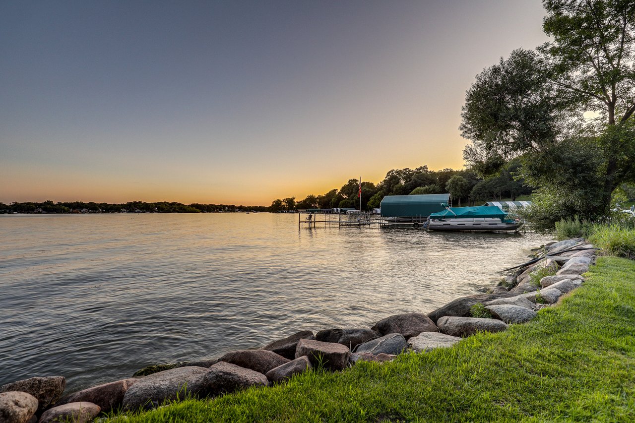 Beautiful 2-Story with 75 Feet of Flat Lakeshore on West Arm Bay