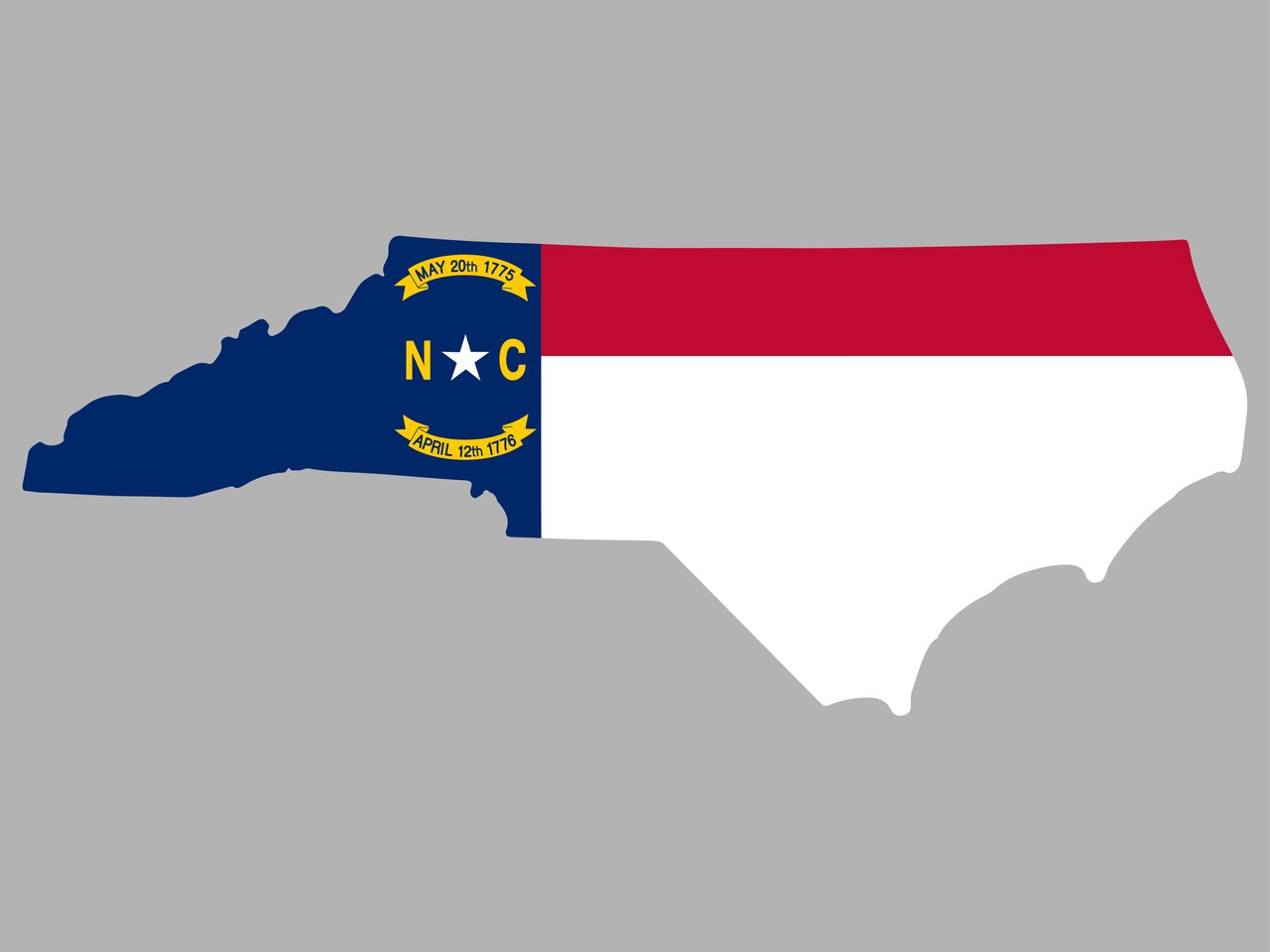 Map-of-north-carolina-with-flag