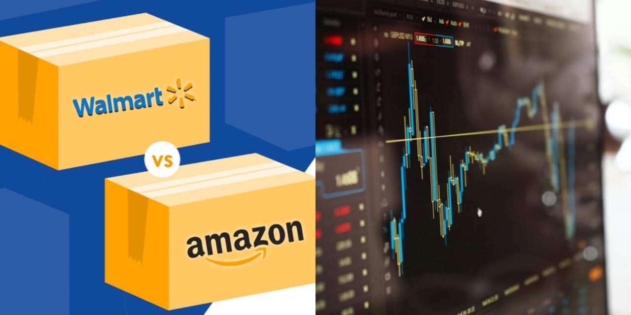 Amazon Finally Beats Walmart, Stocks Slide On Weak Economic Data, Bonds Rally, Interest Rate Cuts On Hold Until Inflation Improves, Fed Minutes Show