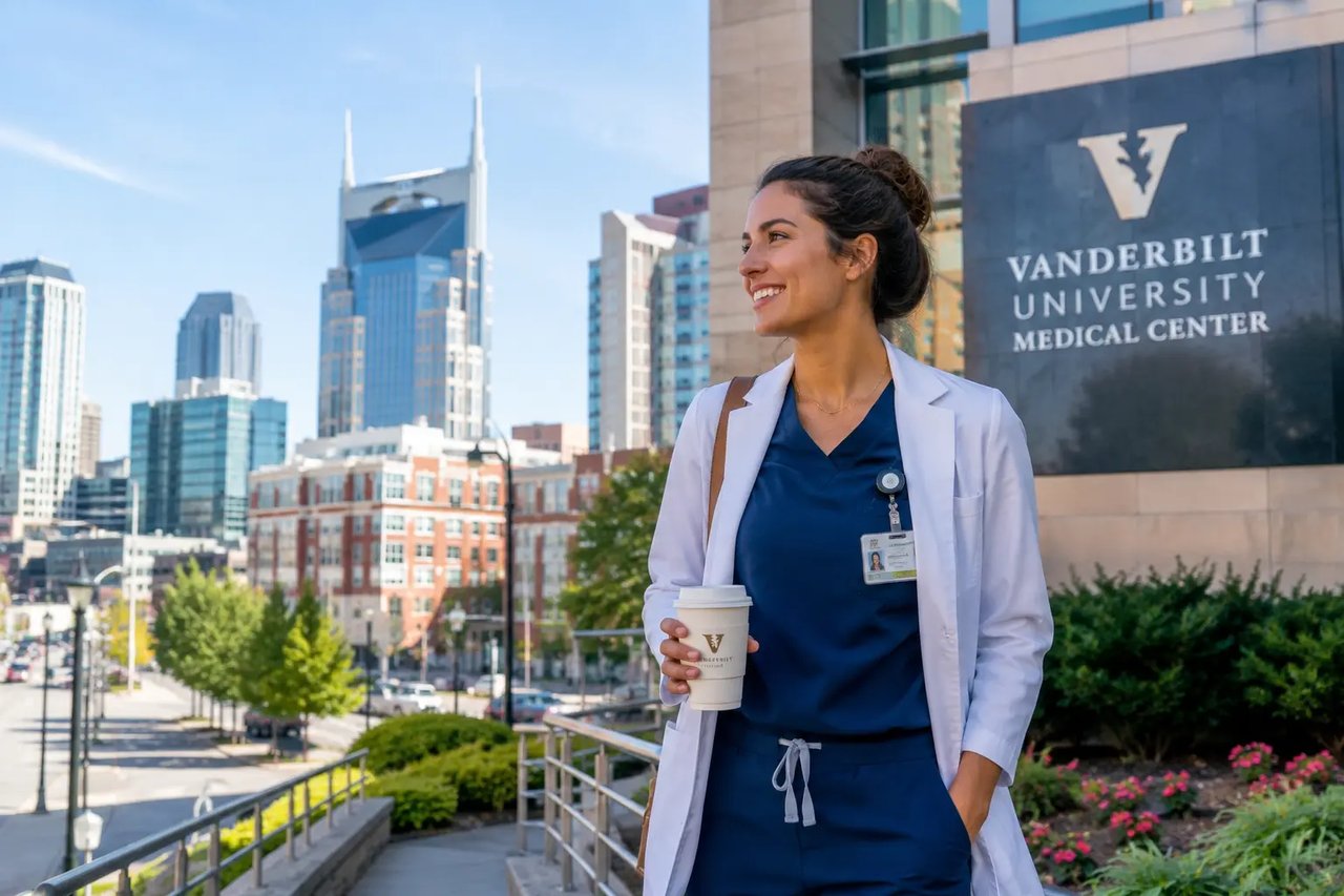 Nashville neighborhoods and residential areas near Vanderbilt University Medical Center