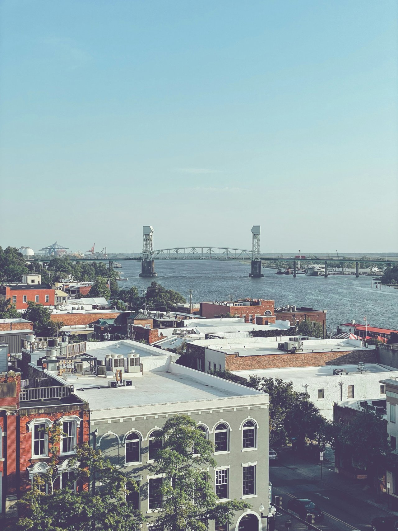 A view of Wilmington and Cape Fear River