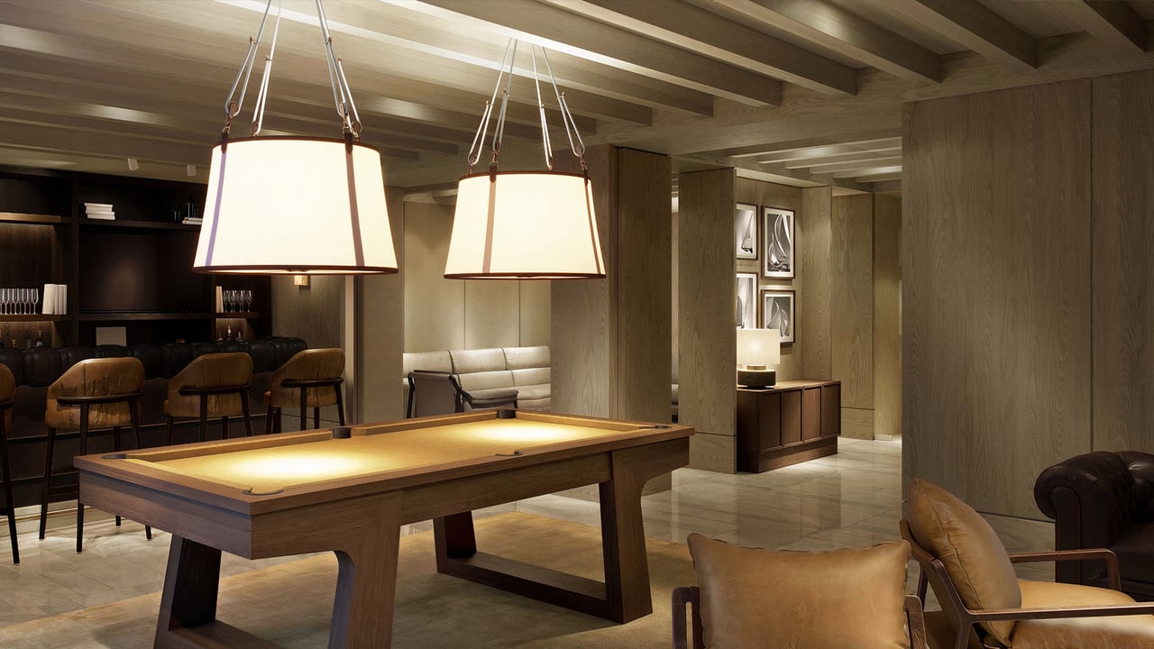 The Ritz-Carlton Palm Beach game room 
