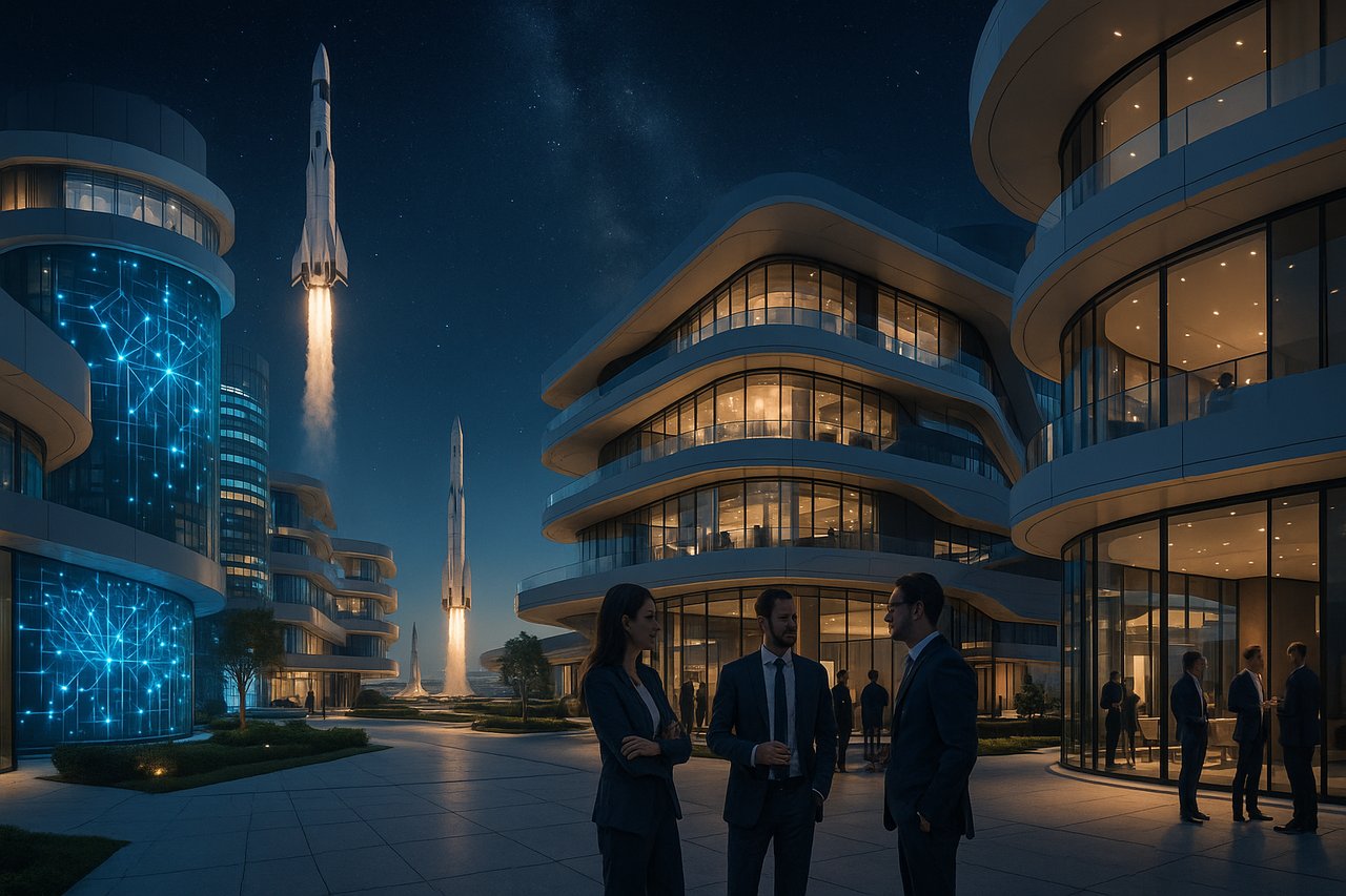 The Next Frontier: Why Luxury Buyers Are Investing in Space Economy Real Estate cover