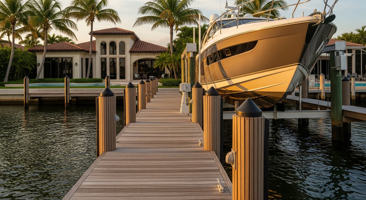 Boat Lift vs. Dock: Choosing For Jupiter Inlet Colony