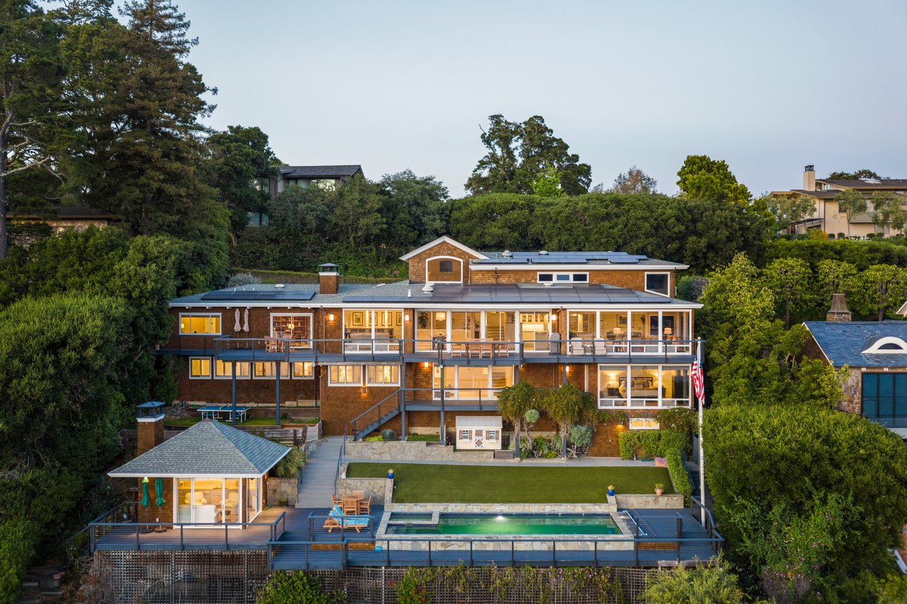 Exceptional Setting with views spanning San Francisco, the Golden Gate Bridge, Sausalito, and across the bay