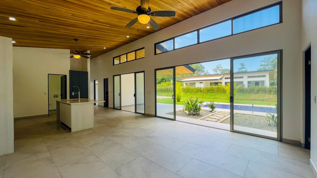 Brand New Three-Bedroom Mountain View Home in Ojochal, Costa Rica