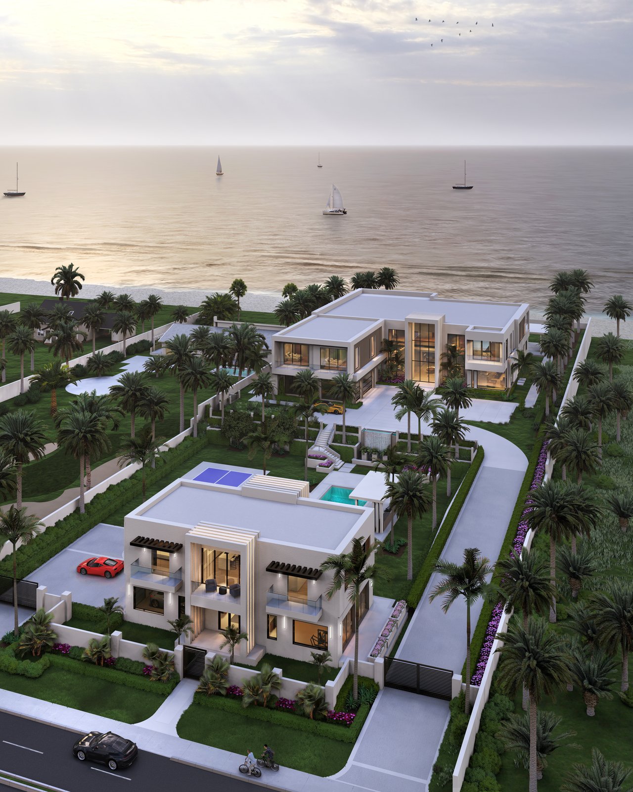 Modern Ocean-To-Lake New Construction