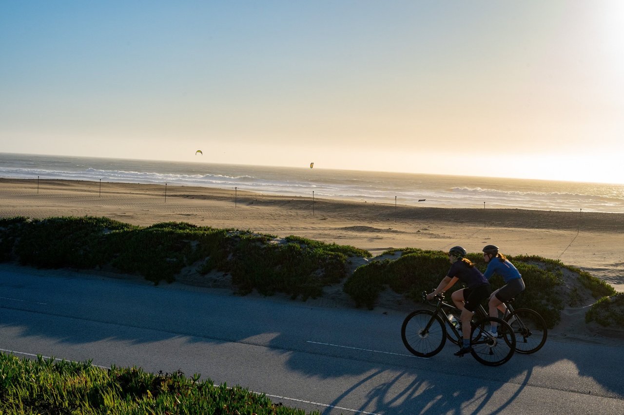 View of Ocean Beach from Sunset Dunes in the Outer Sunset