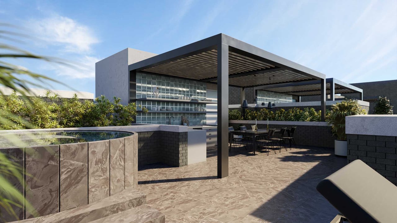 Diesel Wynwood rooftop  jacuzzi 
