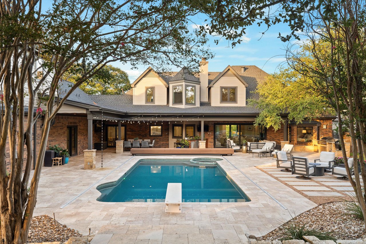 Northwest Hills legacy home with sport court, pool, and dream backyard.