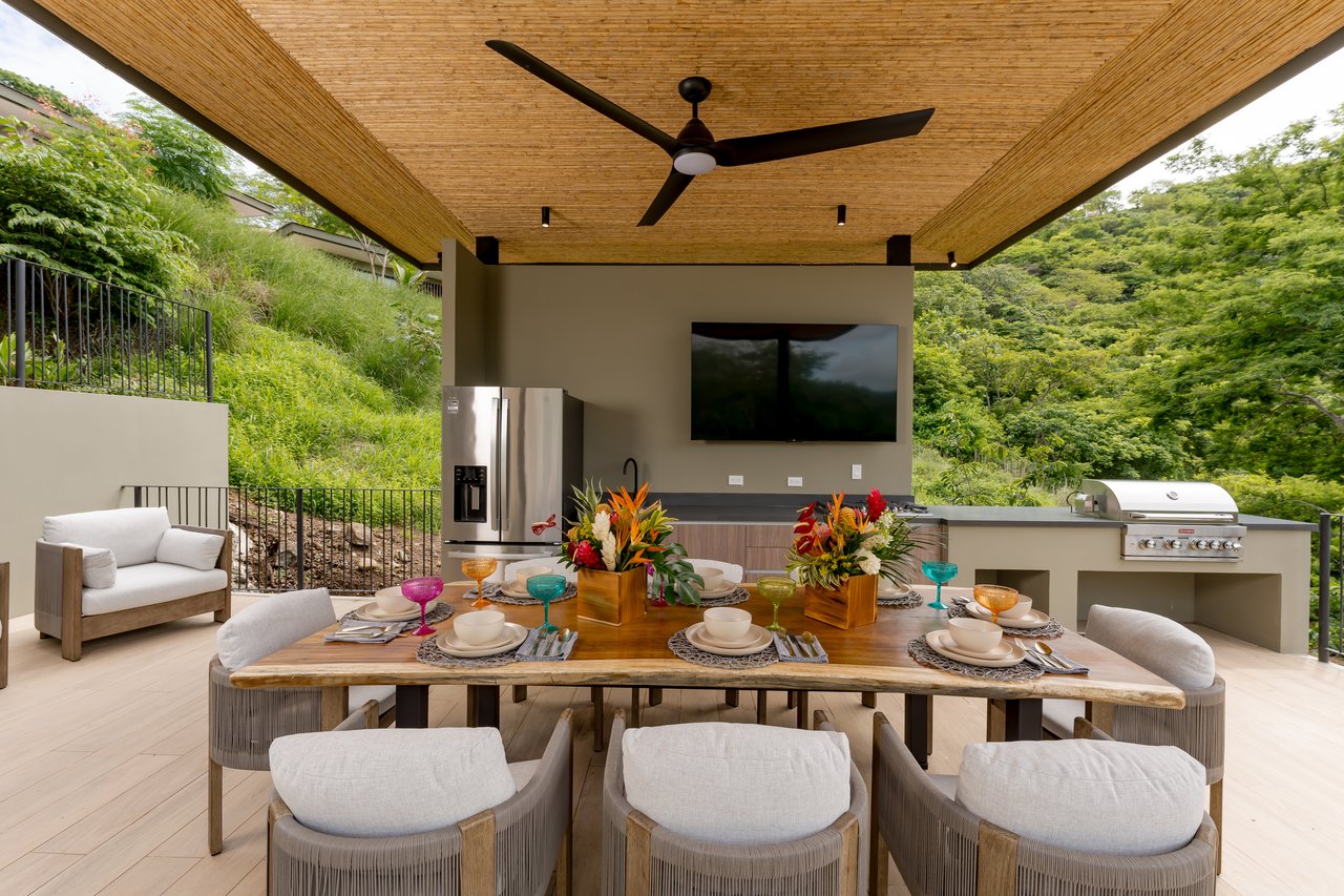 Mata Palo #56 - Bosque Tropic Village | Luxury 4-Bed Jungle Home with Private Pool & Mountain Views in the Pacifico Community, Playas del Coco