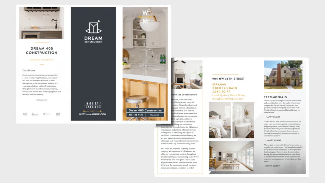 Builder Partnership Tri-Fold Brochure