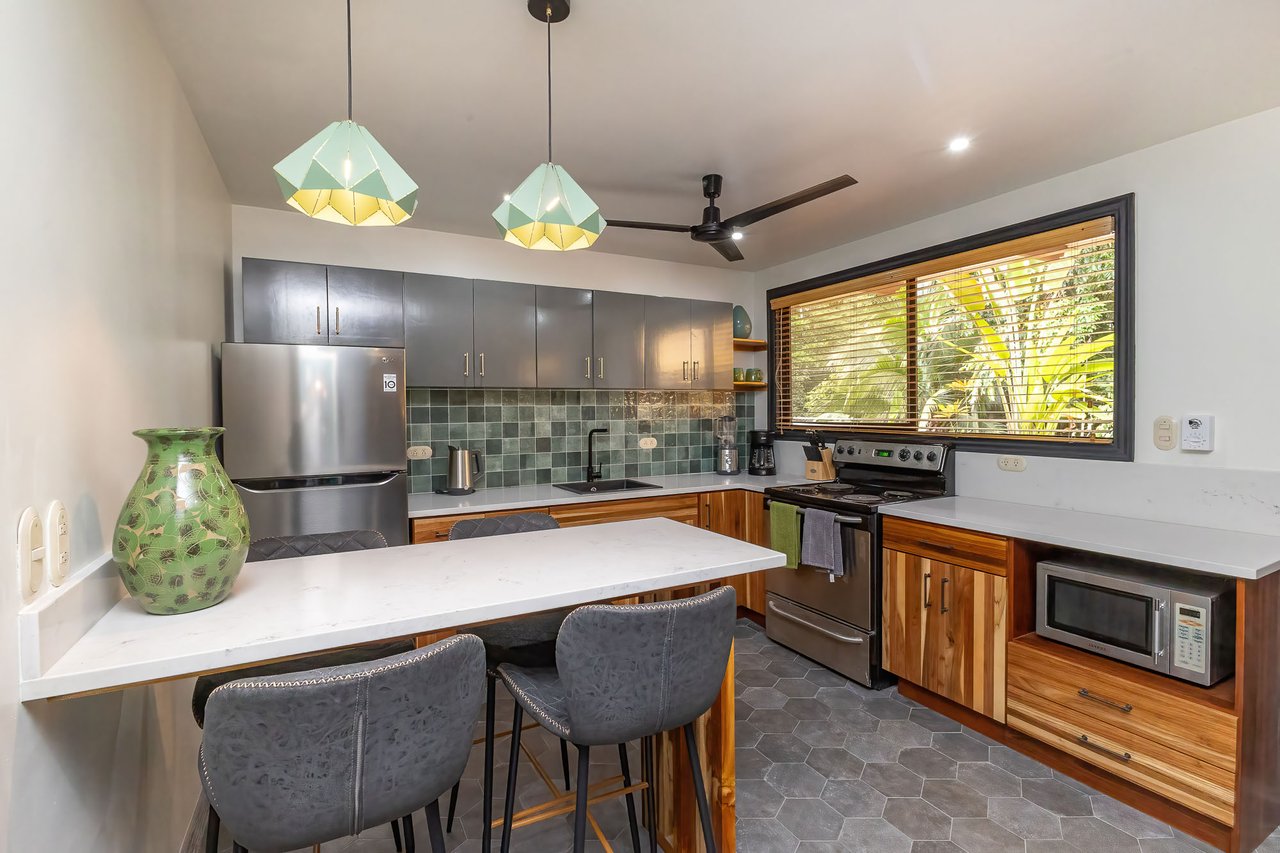Two Bedroom Condo With Rental History Mono Titi Condos Unit 7 Jungle View Condo With Terrace, Uvita, Costa Rica — photo 7