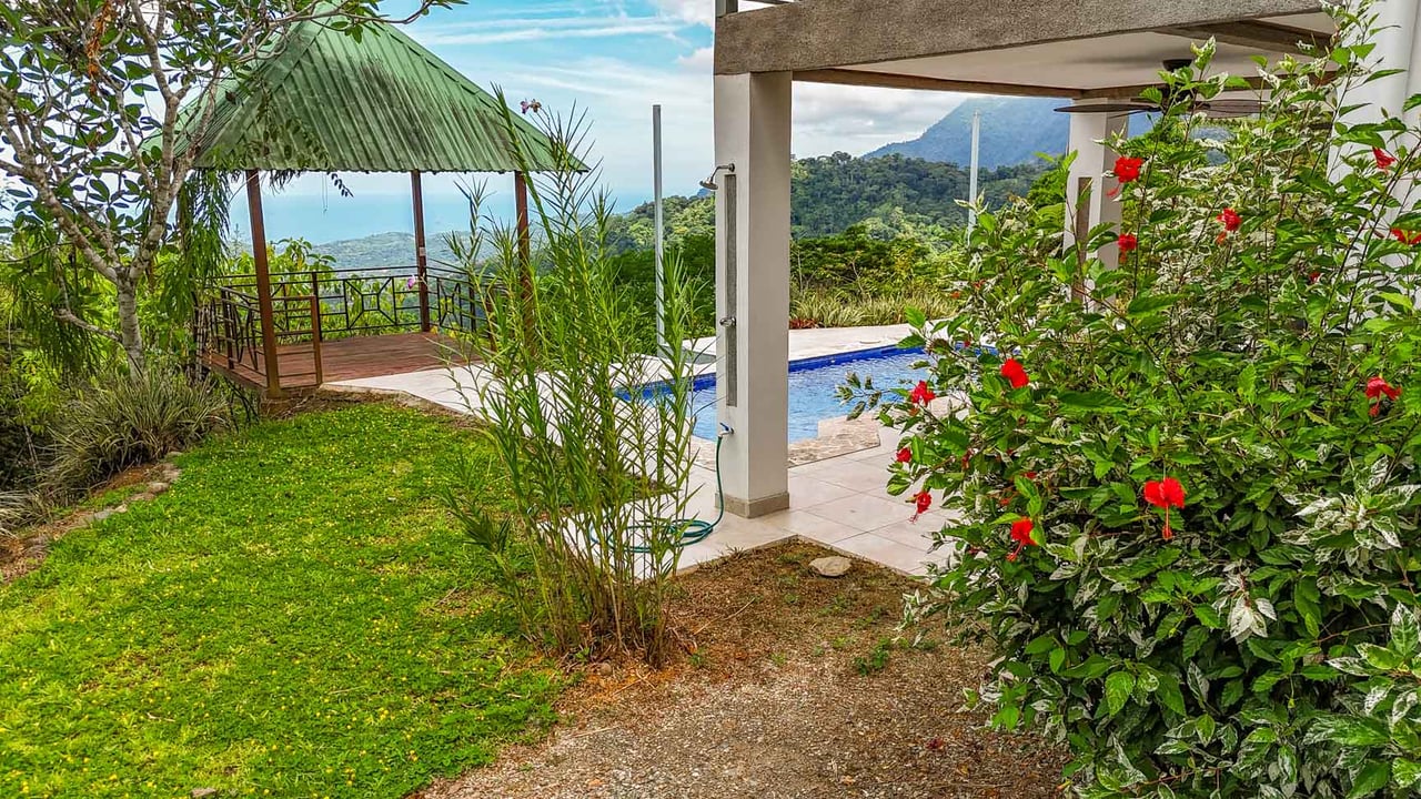 3-Bed Ocean View Home Near Ojochal, Costa Rica | 2.75 Acre Jungle Property
