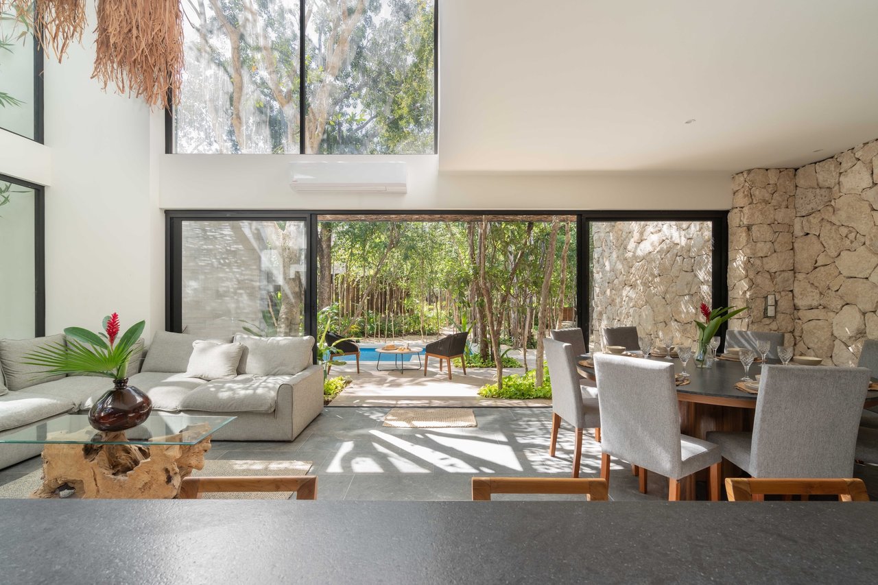 Villa 2  | Beautiful 4 Bedroom with Large Pool in 12 O’Clock Tulum