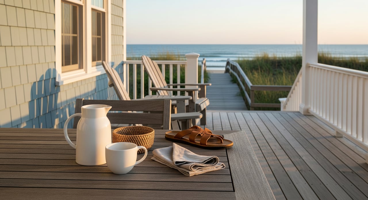 Everyday Life Near The Ocean City Boardwalk