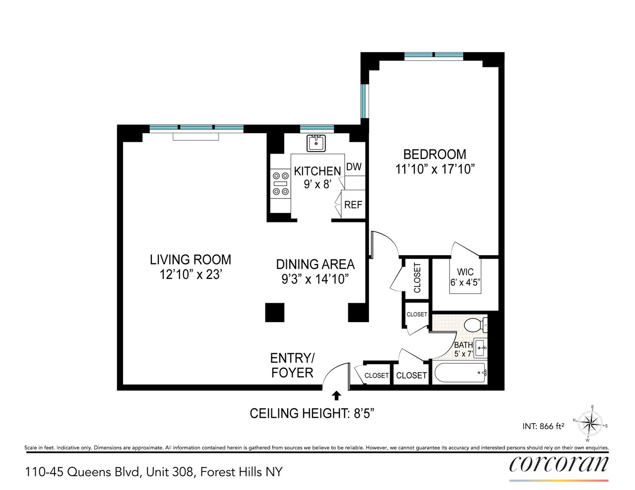 Park Briar | 110-45 Queens Blvd #308 | Forest Hills NY