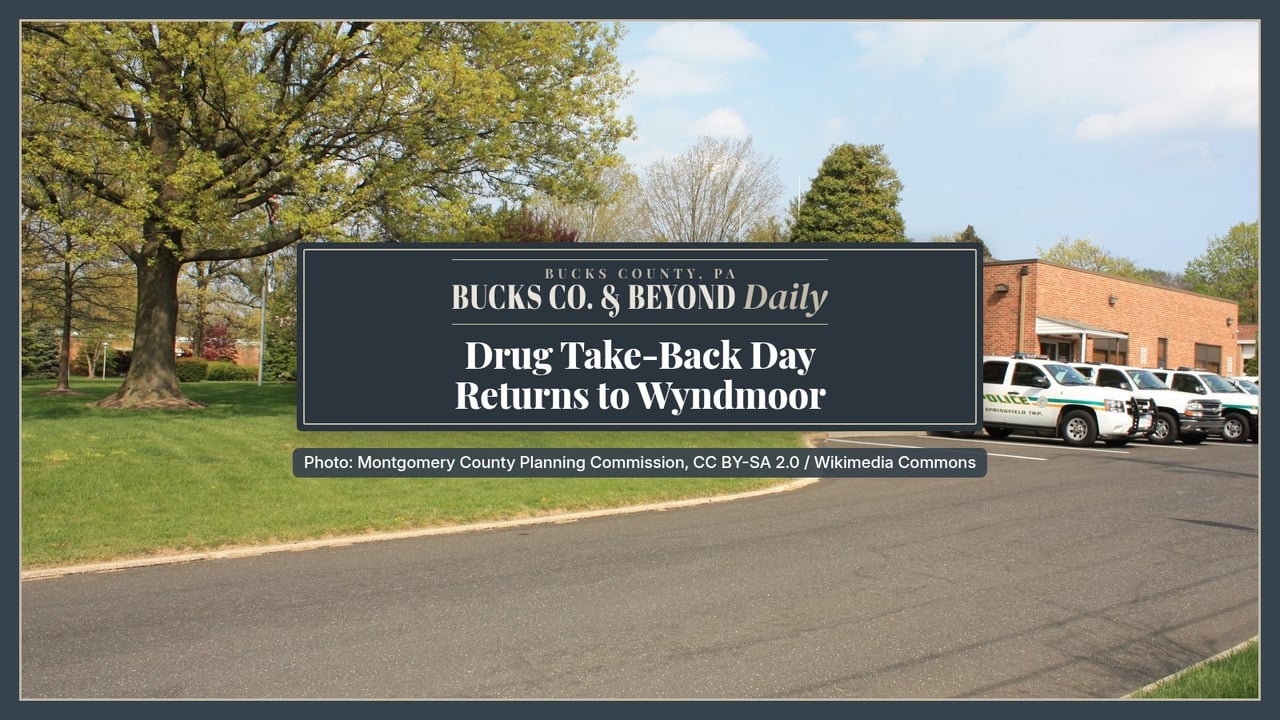Drug Take-Back Day Returns to Springfield Township Police in Wyndmoor