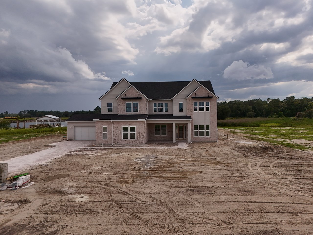 Front View of Iron Branch New Construction Home