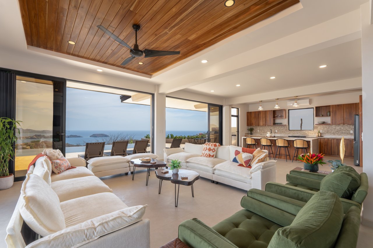Casa Vista Escondida | 5 Bedroom Ocean View Estate with Seller Financing & Additional Lot in Playa Potrero Costa Rica